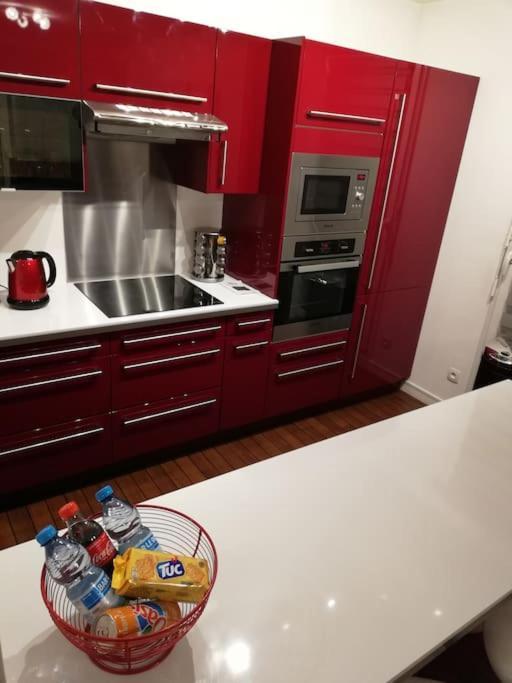 Joli Appartement Avec Jardin Et 2 Parkings Prives 阿让特伊 外观 照片