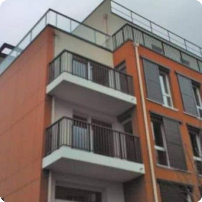 Joli Appartement Avec Jardin Et 2 Parkings Prives 阿让特伊 外观 照片